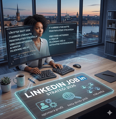 Guide om LinkedIn jobb, nätverkande och IT-karriär 2026. Academy Lär Mig Koda hjälper dig lyckas.