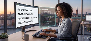 Guide om lön efter skatt 2026 för programmerare, löneökning och det nya lönetransparensdirektivet inom IT.